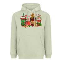 Matcha christmas cookies coffee Heavyweight Hoodie - Jasminsmagicworld