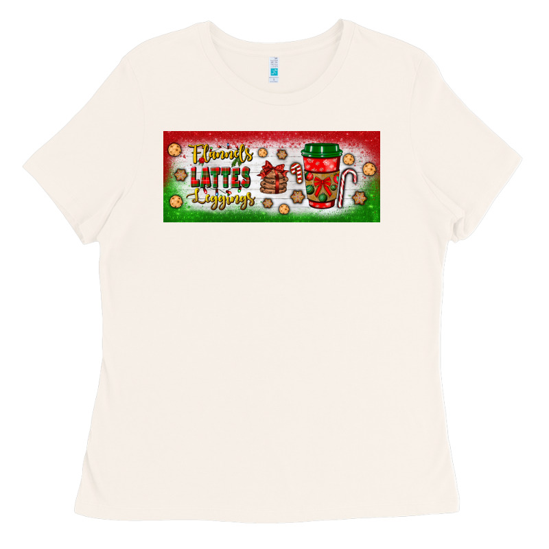 Flannels Lattes Leggings Ladies Tee by BundleAndBundleShop | Teevron