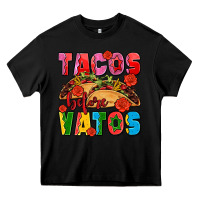 Black tacos before vatos olivia Heavy Core Tee - OliviaCreatesArt