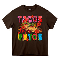 Chocolate Brown tacos before vatos olivia Heavy Core Tee - OliviaCreatesArt