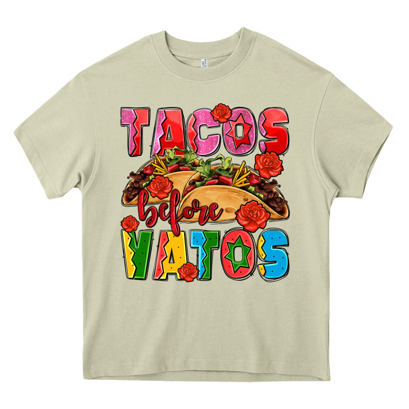 Tacos Before Vatos Olivia Heavy Core Tee by OliviaCreatesArt | Teevron