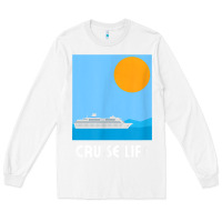 White cruise life design travel & cruise wear t shirt Long Sleeve Tee - baoMotion