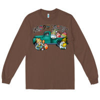Chestnut Happy Easter truck Long Sleeve Tee - CowhideDigitalArt
