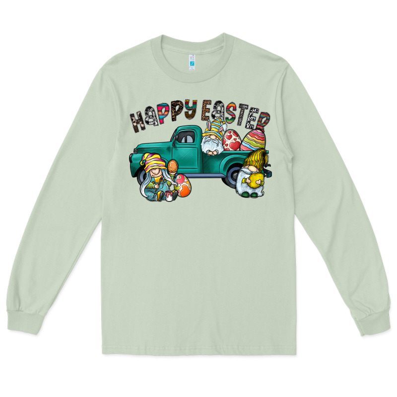 Happy Easter Truck Long Sleeve Tee by CowhideDigitalArt | Teevron