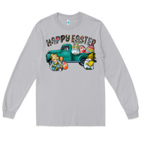 Moon Dust Happy Easter truck Long Sleeve Tee - CowhideDigitalArt