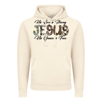 Vintage Artic His Love is Strong Jesus His Grace is Free Vintage Hoodie - CowhideDigitalArt