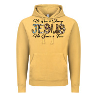 His Love Is Strong Jesus His Grace Is Free Vintage Hoodie | Teevron