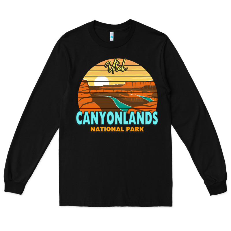 Canyonlands Moab Utah National Park Nature Outdoor Lovers Long Sleeve Tee by baoMotion | Teevron