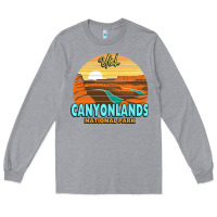 Heather Grey Canyonlands Moab Utah National Park Nature Outdoor Lovers Long Sleeve Tee - baoMotion