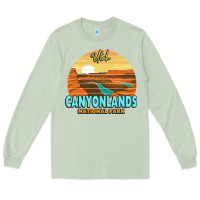 Matcha Canyonlands Moab Utah National Park Nature Outdoor Lovers Long Sleeve Tee - baoMotion