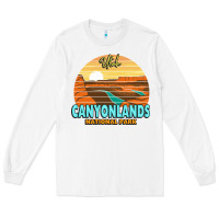 White Canyonlands Moab Utah National Park Nature Outdoor Lovers Long Sleeve Tee - baoMotion