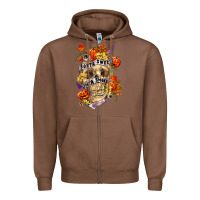 Chestnut Sorta sweet sorta spooky Zipper Hoodie - RanaPortraitStore