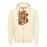 Sandshell Sorta sweet sorta spooky Zipper Hoodie - RanaPortraitStore