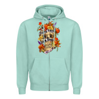 Seafoam Sorta sweet sorta spooky Zipper Hoodie - RanaPortraitStore