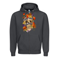Smoke Sorta sweet sorta spooky Zipper Hoodie - RanaPortraitStore