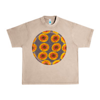 French Oak african fabric pattern round earrings 4 Urban Heavy Tee - BundleAndBundleShop
