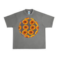 Tornado african fabric pattern round earrings 4 Urban Heavy Tee - BundleAndBundleShop