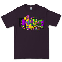Plum mardi gras love Premium Tee - FaDigitalArtStudio