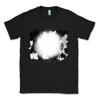 Black Cowhide Bleached Classic Tee - CowCowDesign