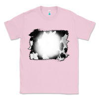 Bubblegum Pink Cowhide Bleached Classic Tee - CowCowDesign