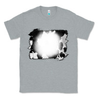 Heather Grey Cowhide Bleached Classic Tee - CowCowDesign