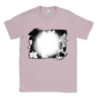 Lilac Cowhide Bleached Classic Tee - CowCowDesign