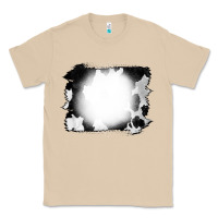 Mushroom Cowhide Bleached Classic Tee - CowCowDesign