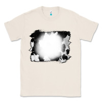 Natural Cowhide Bleached Classic Tee - CowCowDesign