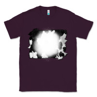 Plum Cowhide Bleached Classic Tee - CowCowDesign