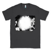 Smoke Cowhide Bleached Classic Tee - CowCowDesign