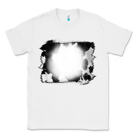 White Cowhide Bleached Classic Tee - CowCowDesign