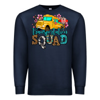Navy transportation squad school bus Premium Sweatshirt - Jasminsmagicworld