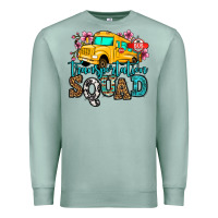Seafoam transportation squad school bus Premium Sweatshirt - Jasminsmagicworld