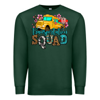Sports Green transportation squad school bus Premium Sweatshirt - Jasminsmagicworld