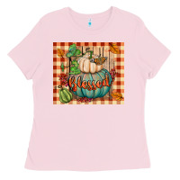 Bubblegum Pink blessed tumbler Ladies Tee - BundleAndBundleShop