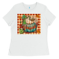 White blessed tumbler Ladies Tee - BundleAndBundleShop