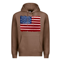 Chestnut american flag Premium Hoodie - Artiststas