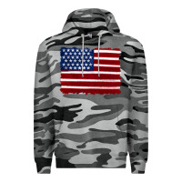 Slate Camo american flag Premium Hoodie - Artiststas