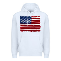 White american flag Premium Hoodie - Artiststas