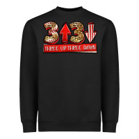 Black three up three down baseball Heavyweight Sweatshirt - Jasminsmagicworld