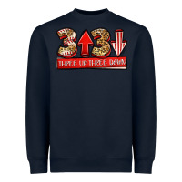 Navy three up three down baseball Heavyweight Sweatshirt - Jasminsmagicworld