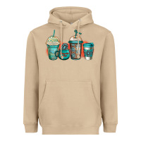Mushroom turquoise junkie coffee cups Heavyweight Hoodie - Jasminsmagicworld