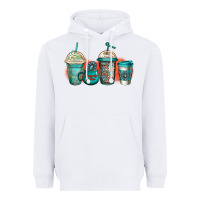 White turquoise junkie coffee cups Heavyweight Hoodie - Jasminsmagicworld