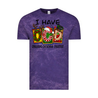 Cloud Purple I Have Obsessive Christmas Disorder Vintage Tee - FaDigitalArtStudio
