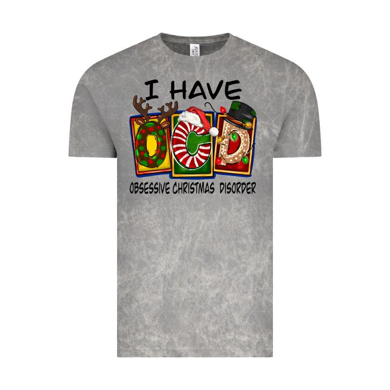 I Have Obsessive Christmas Disorder Vintage Tee by FaDigitalArtStudio | Teevron