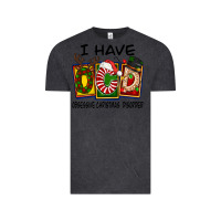 Vintage Black I Have Obsessive Christmas Disorder Vintage Tee - FaDigitalArtStudio