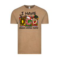 Vintage Coffee I Have Obsessive Christmas Disorder Vintage Tee - FaDigitalArtStudio