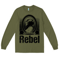 Army Green political rebel tshirt susan b anthony women's history gift Long Sleeve Tee - baoMotion