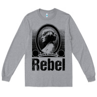 Heather Grey political rebel tshirt susan b anthony women's history gift Long Sleeve Tee - baoMotion
