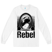 White political rebel tshirt susan b anthony women's history gift Long Sleeve Tee - baoMotion